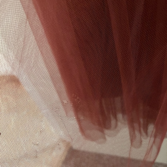 Revelry Penelope tulle dress in rosewood - Picture 7 of 8